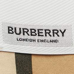Burberry Beige Tartan Check Cotton Button Front Shirt M