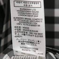 Pre Owned Burberry Black Check Cotton Long Sleeve Shirt XXXL