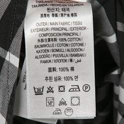 Pre Owned Burberry Black Check Cotton Long Sleeve Shirt XXXL