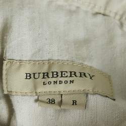 Burberry Beige Cotton Chino Trousers XXL
