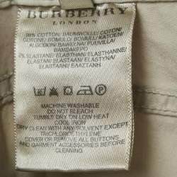 Burberry Beige Cotton Chino Trousers XXL
