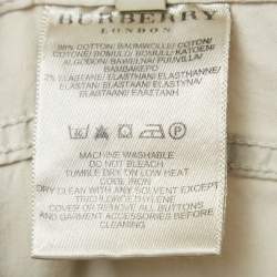 Burberry Beige Cotton Chino Trousers XXL