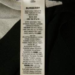 Burberry Black Wool Blend Buttoned Cardigan M