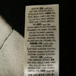 Burberry Black Wool Blend Buttoned Cardigan M