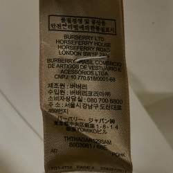 Burberry White Cotton Button Front Shirt L