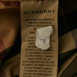 Pre Owned Burberry Beige Checkered Cotton Full Sleeve Shirt M