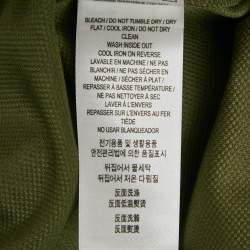 Burberry Green Pique Cotton Polo T-Shirt M
