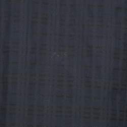 Pre Owned Burberry Navy Blue Checks Cotton Tailored Shirt L