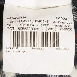 Pre Owned Burberry London Vintage Black Merino Wool Coat 3XL