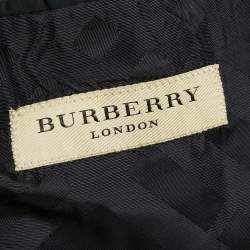 Pre Owned Burberry Navy Blue Cotton Regular Fit Pants Suit Set L/M