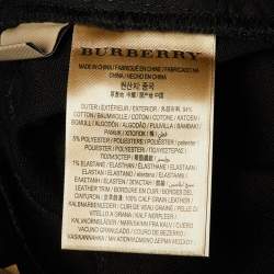 Pre Owned Burberry Black Denim Straight Fit Jeans L Waist 34"