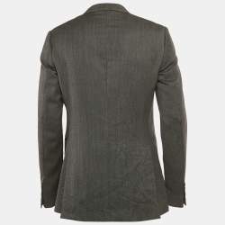 مملوكة مسبقًا Burberry Black Wool Blazer L