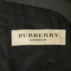 مملوكة مسبقًا Burberry Black Wool Blazer L