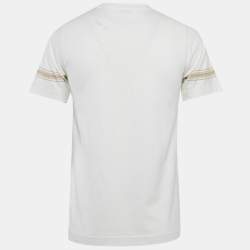 Pre Owned Burberry White Cotton Short Sleeve T-Shirt XS