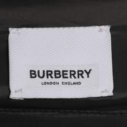 مملوكة مسبقًا جاكيت بربري منفوخ كشمير رمادي أكمام قابلة للفصل مقاس صغير