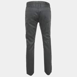 Pre Owned Burberry Grey Denim Regular Fit Jeans L/Waist 33"