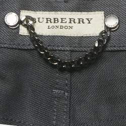 Pre Owned Burberry Grey Denim Regular Fit Jeans L/Waist 33"