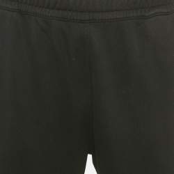 مملوكة مسبقًا Burberry Black Logo Print Cotton Joggers XXL