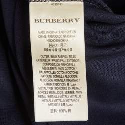 Pre Owned تي شيرت بربري بولو بني بيك مقاس كبير جداً - إكسترا لارج