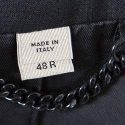 Burberry London Black Wool Tailored Suit M