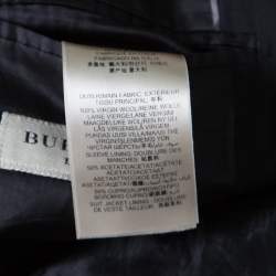 Burberry London Black Wool Tailored Suit M