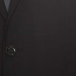 Burberry London Black Wool Tailored Suit M