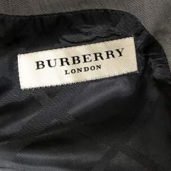 Burberry Grey Cotton Knit Regular Fit Suit XXL