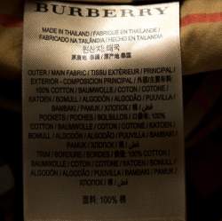 Burberry Olive Green Cotton Slim Fit Chinos XL