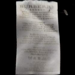 Burberry Black Diamond Quilted Button Front Coat S