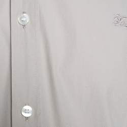 Burberry Brit Light Beige Cotton Nova Check Detail Shirt XXXL