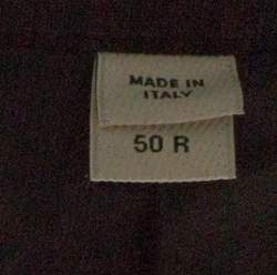 Pre Owned Burberry Black Mohair Wool Tailored Suit L