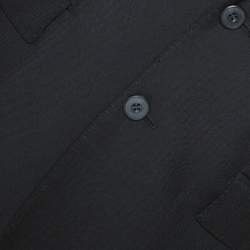Pre Owned Burberry Black Mohair Wool Tailored Suit L