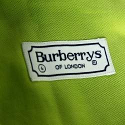Burberry Vintage Green Cotton Long Sleeve Button Down Shirt L