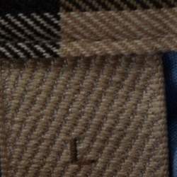 Pre Owned قميص بربري بريت كامبريدج أكمام طويلة قطن سترتش أزرق L