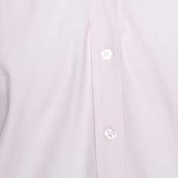 مملوكة مسبقًا Burberry Brit Pink Stretch Cotton Long Sleeve Button Front Shirt L