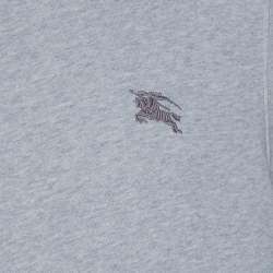 Burberry Brit Grey Melange Cotton Claridge Sweatshirt L