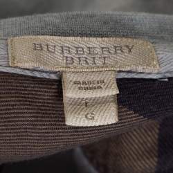 Burberry Brit Grey Melange Cotton Claridge Sweatshirt L