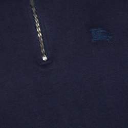 مملوكة مسبقًا بلوفر بربري بريت سحاب أدميرال هاف قطن كحلي M