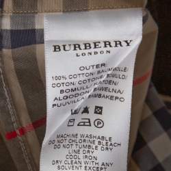 Pre Owned قميص بربري أزرار أمامية قطن كاروهات نوفا بيج XL