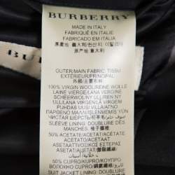 Burberry London Black Wool Classic Tailored Blazer M