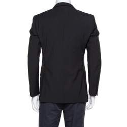 Burberry London Black Wool Classic Tailored Blazer M