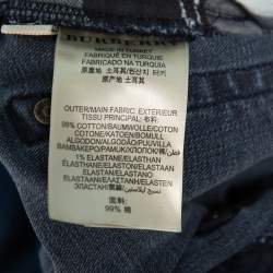 مملوكة مسبقًا Burberry Brit Blue Denim Slim Fit Steadman Jeans L