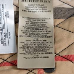 Pre Owned Burberry Brit Black Quilted Sleeveless Haymarket Vest L