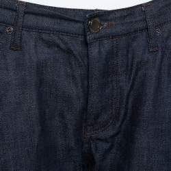 Burberry Navy Blue Denim Straight Leg Steadman Jeans S