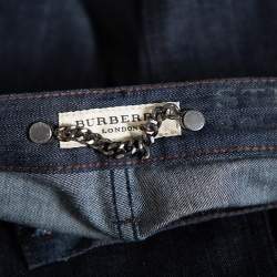 Burberry Navy Blue Denim Straight Leg Steadman Jeans S