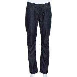 Burberry Navy Blue Denim Straight Leg Steadman Jeans S