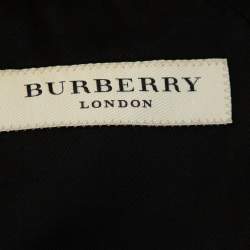 Pre Owned Burberry Navy Blue Wool Contrast Satin Trim Detail Millbank Tuxedo Suit M