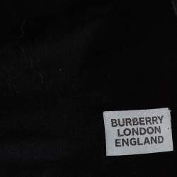 مملوكة مسبقًا Burberry Black Montage Printed Cotton Oversized Crewneck T-Shirt S