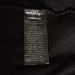 Burberry Black B series Monogram Logo Detail Limited Edition Crew Neck T Shirt S