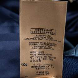 Pre Owned Burberry Navy Blue Wool Single Breasted Suit M